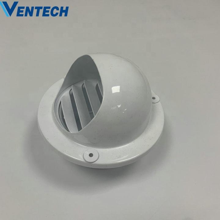 HVAC Air Conditioner Aluminum Hood Outdoor Air Vent Ball Weather Louver