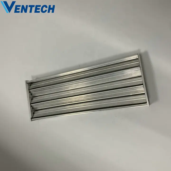 Hvac Obd Controller Air Volume Aluminum Opposed Blades Diffuser Damper Square For Ventilation