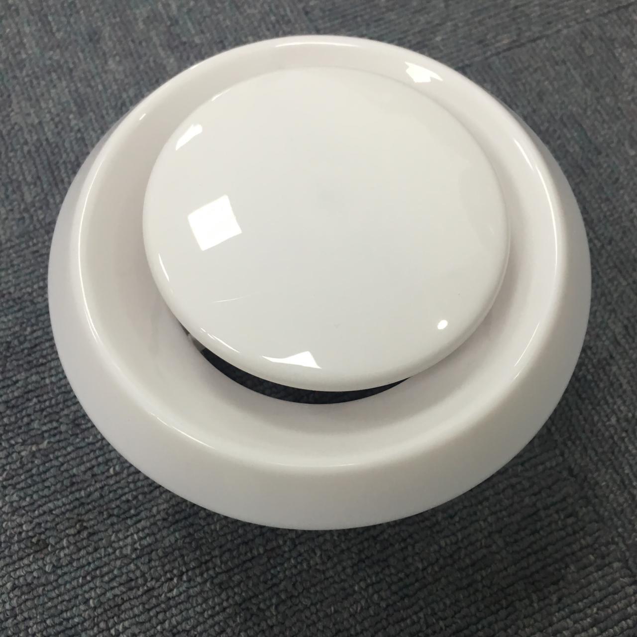 Ceiling Mounted Air Disc Valve Toilet Round Air Diffuser Made of GI