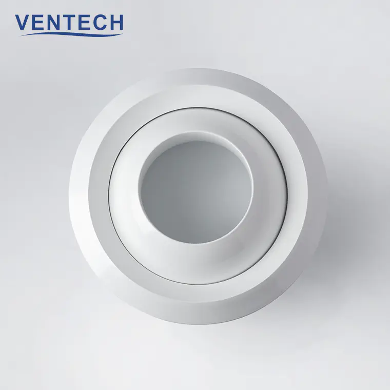 Hvac High Quality Air Conditioning Ventilation Round Exhaust Supply Ceilling Air Duct Ceiling Ball Spout Jet Nozzle Diffusers