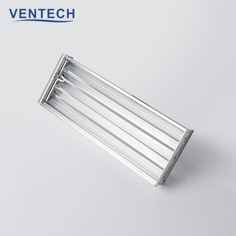 VENTECH HVAC Exhaust Air Duct Conditioning Supply Aluminum Manual Adjustable Opposed Blade Air Volume Control Air Dampers