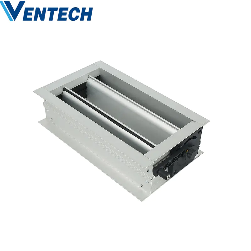 Hvac System Ventilation Volume Control Adjustable Aluminum Air Volume Control Damper