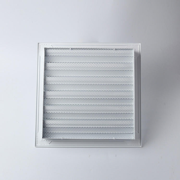HVAC Fixed Windows Wall Panel Return Air Aluminium Weather Louver