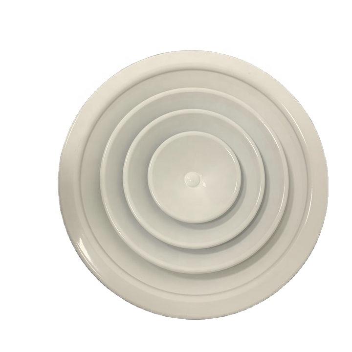 Hvac White Air Conditioning Vent Duct Detachable Round Ceiling Diffusers