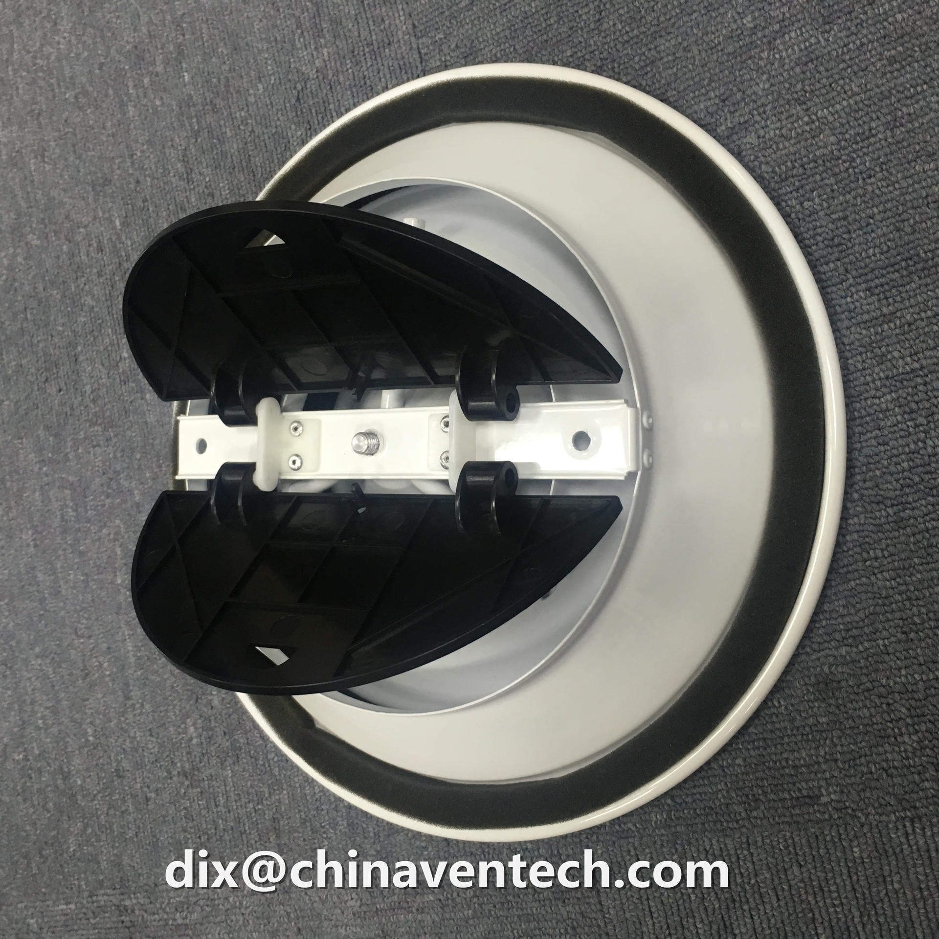 Hvac White Air Conditioning Vent Duct Detachable Round Ceiling Diffusers