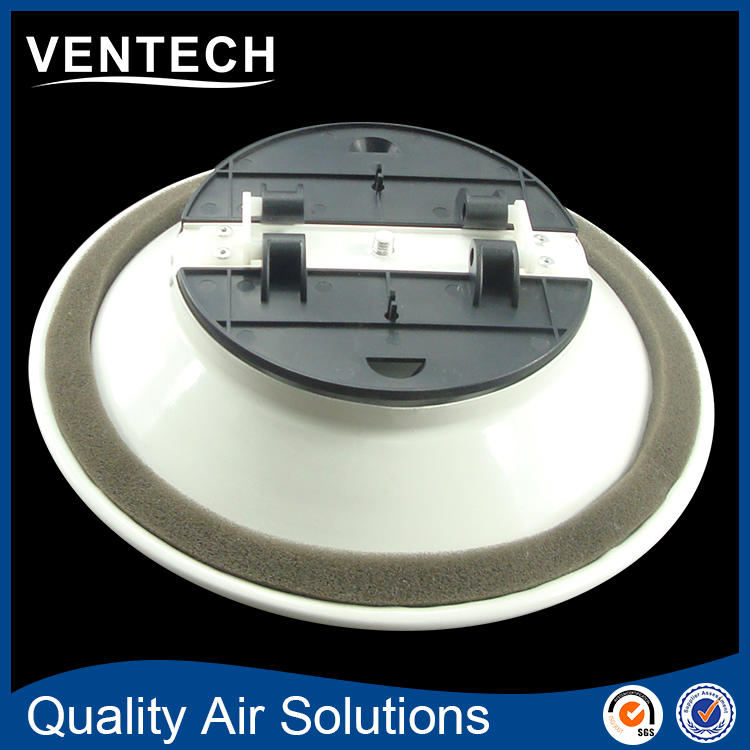 Register Plastic Cover Ceiling Round Vent Air Diffuser For Hvac