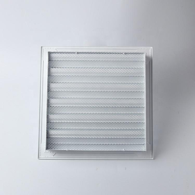 Hvac Exhaust Air Conditioner Grill Vent Cover Adjustable Aluminium Ventilation Waterproof Fresh Air Weather Louvers