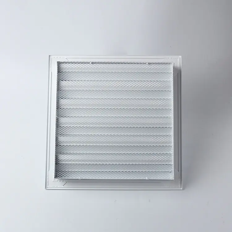 HVAC Price Of Glass Waterproof Shutter Aluminum Exterior Wall Weather Louver