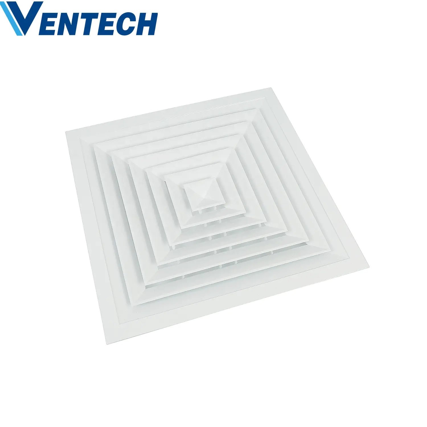 Hvac System VENTECH Aluminum 4-way Supply Air Duct Vent Square Ceiling Air Diffusers