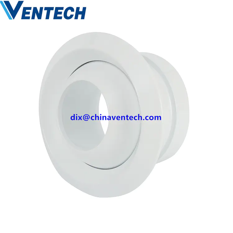 Free Sample Hvac air conditioner system supply round duct installation eye ball type jet nozzle diffuser