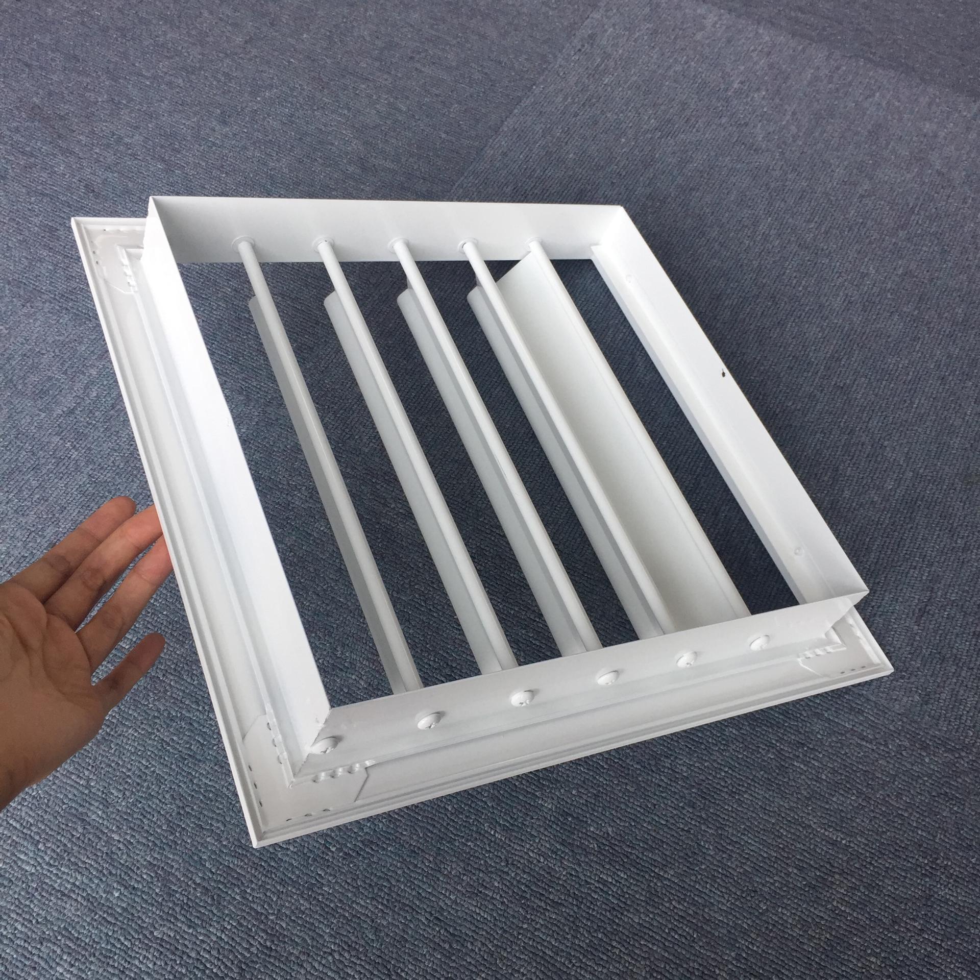 HVAC  White Color Air Conditioner Metal Gravity Louver  for Ventilation