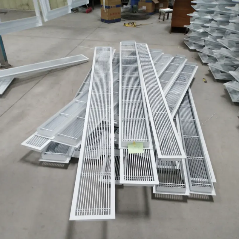 HVAC system ventilation return air linear bar grille
