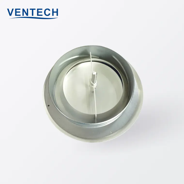 HVAC  Washroom Supplying Air Vent Air Disc Valve for Ventilation