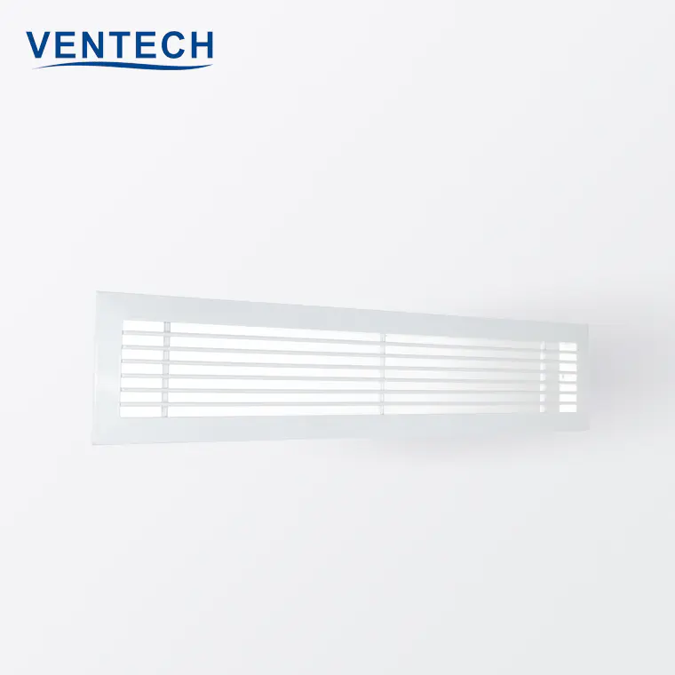Air Conditioning Removable Core Linear Grille Diffuser For Hvac System