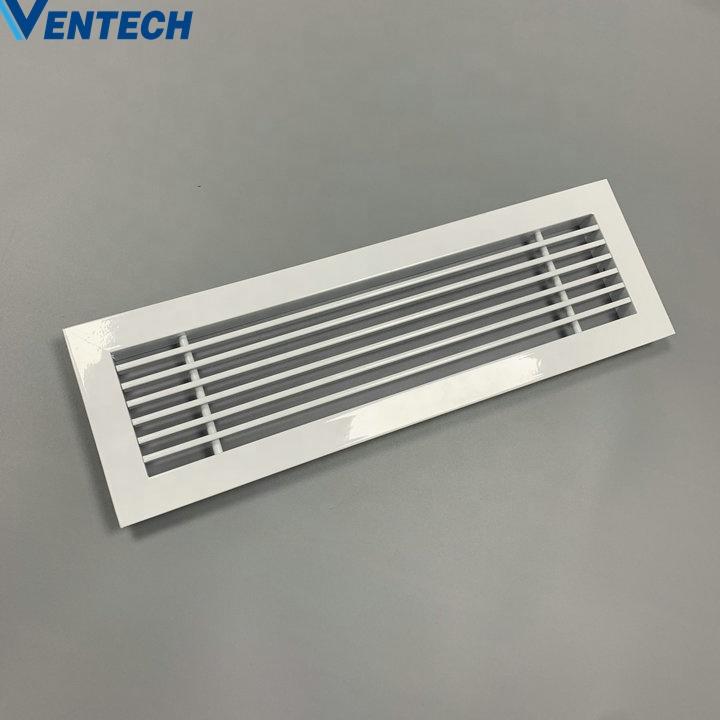 Hvac Exhaust Air Ventilation Central Fresh Air Aluminum Conditioner Heater Wall Vent Registers Linear Bar Grilles