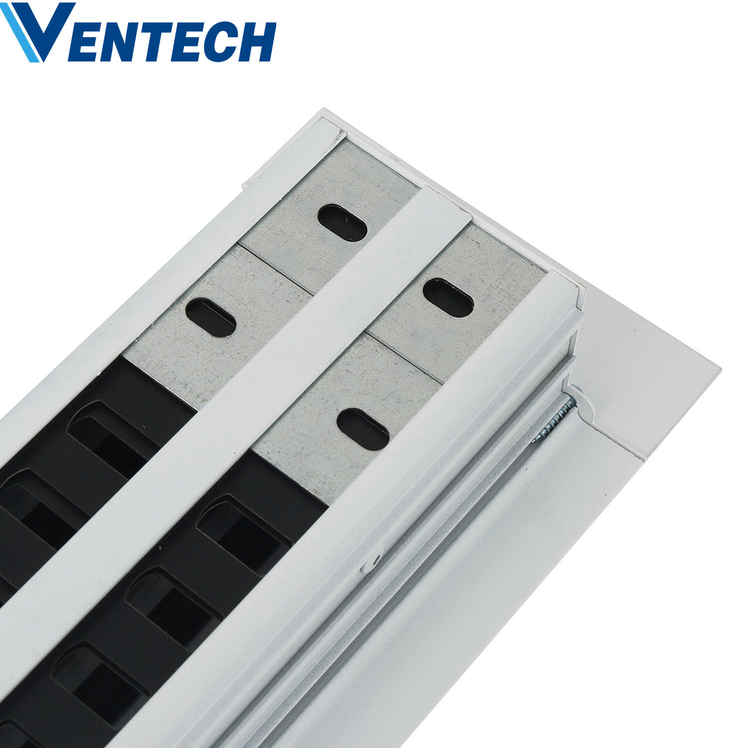 Hvac  Exhaust Ceiling Air Ventilation Conditioning Aluminum Supply Linear Slot VAV Diffuser Price With Plenum Box