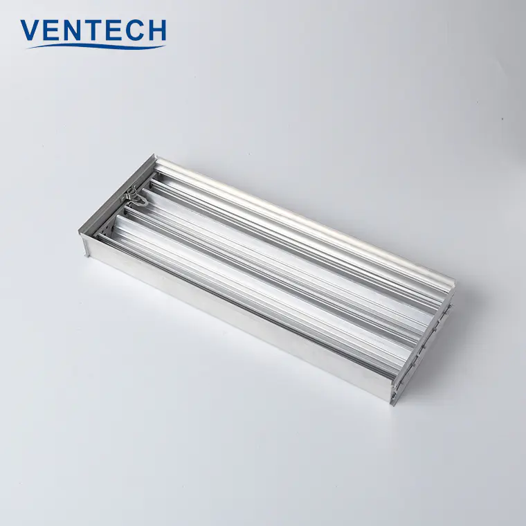 Hvac High Quality Aluminum Air Duct Obd Opposed Blades Volume Damper In Supply And Exhaust Air Systems