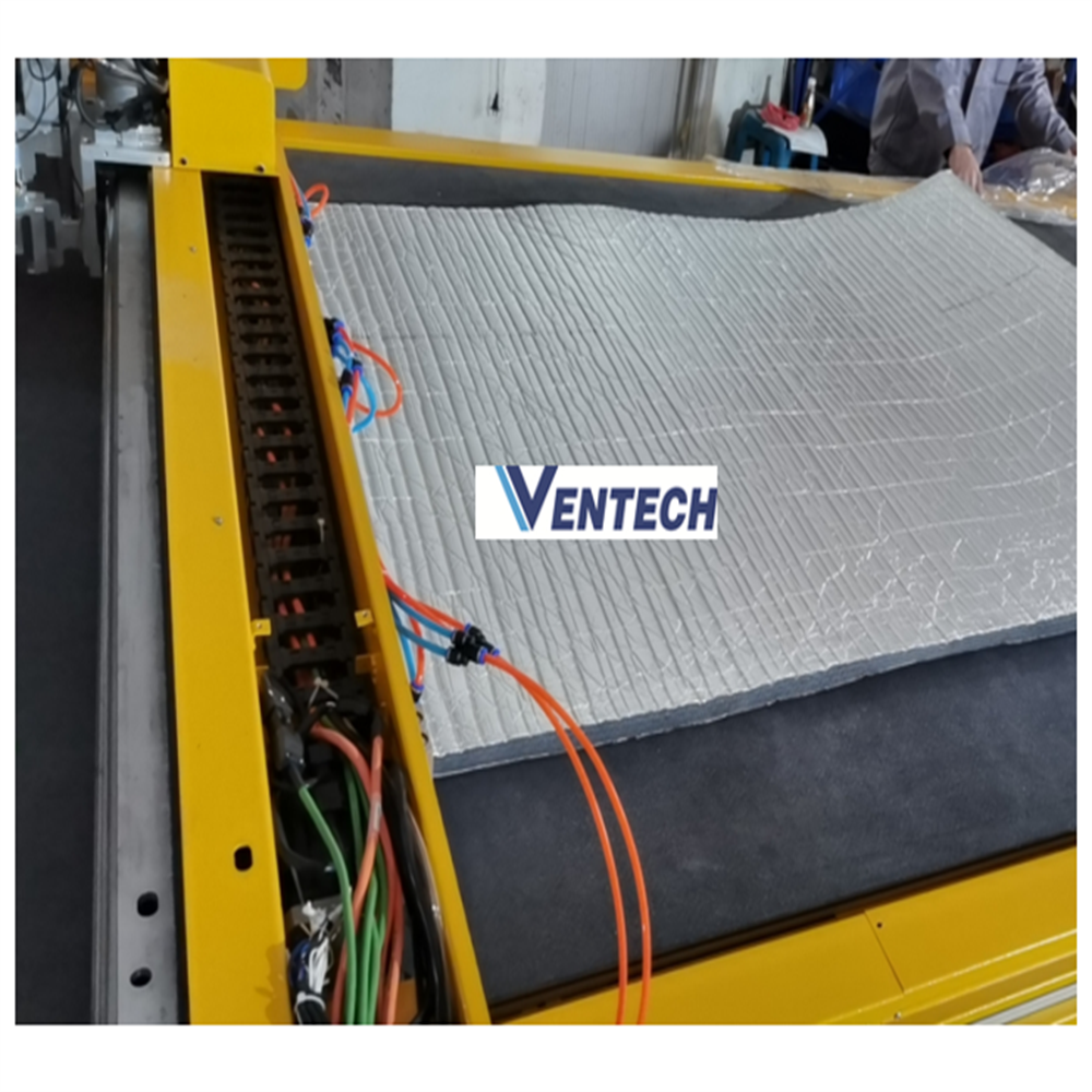 Automated aluminum foil foam rubber insulation panel cutter cutting machine