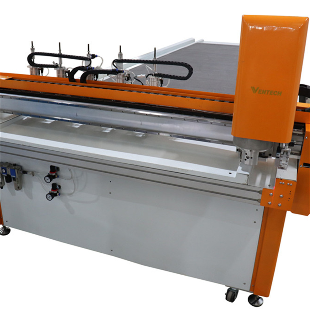 Advanced phenolic air duct panel fiberglass foam board manual cutting machine price