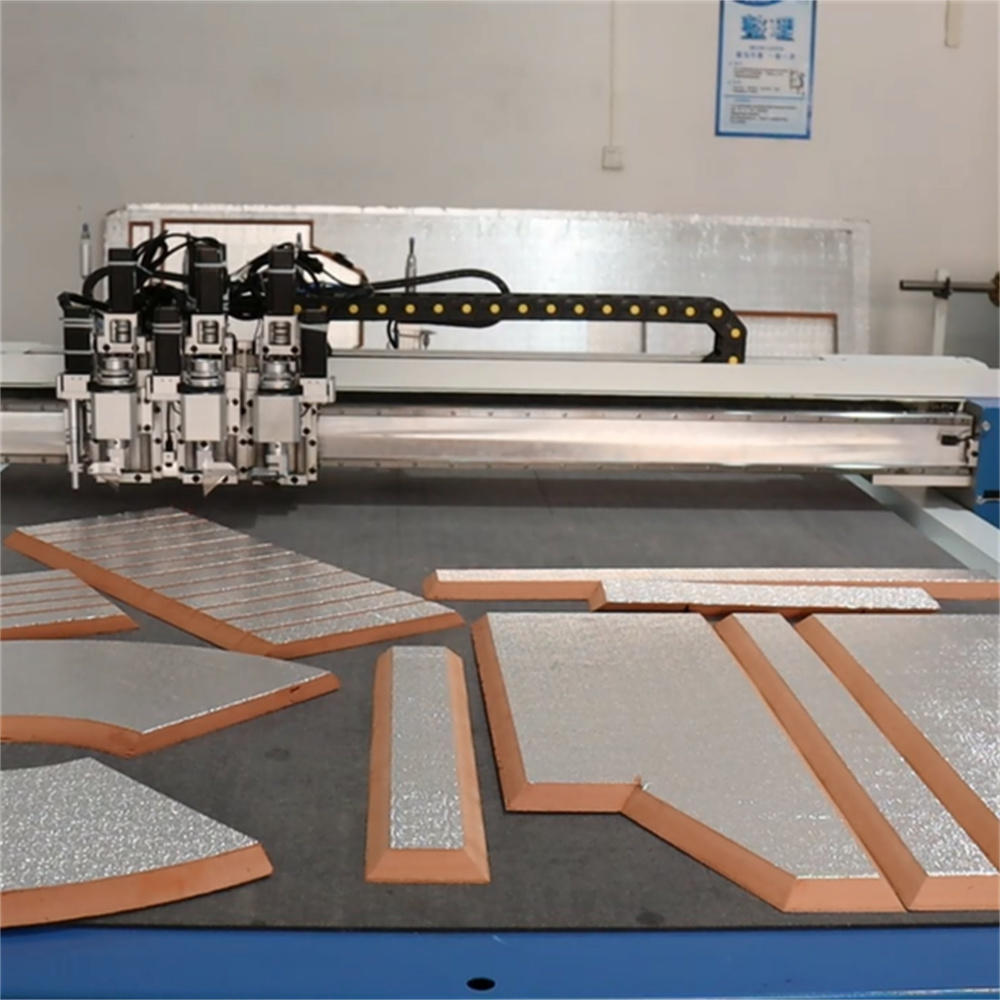 Best automatic pre insulated HVAC duct foam board cnc cutting machine suppliers