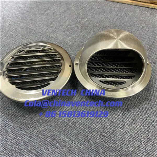HVAC  High Quality Outdoor Wall Mounted Air Intake Stainless Steel Ball Weather louver for Ventilation