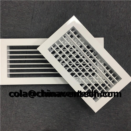 HVAC SYSTEM  Best Quality White Color  Aluminum Supply Air Single Deflection Grille for Ventilation