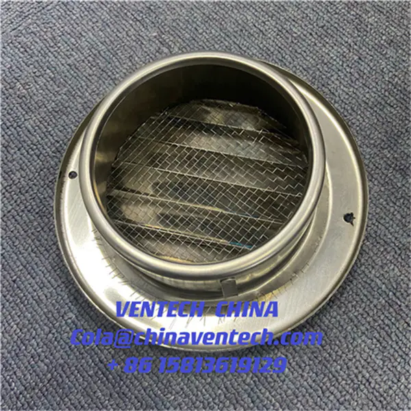 HVAC Toilet  Ceiling Mounted Supply Air Blower Stainless Steel Ball Weather louver for Ventilation