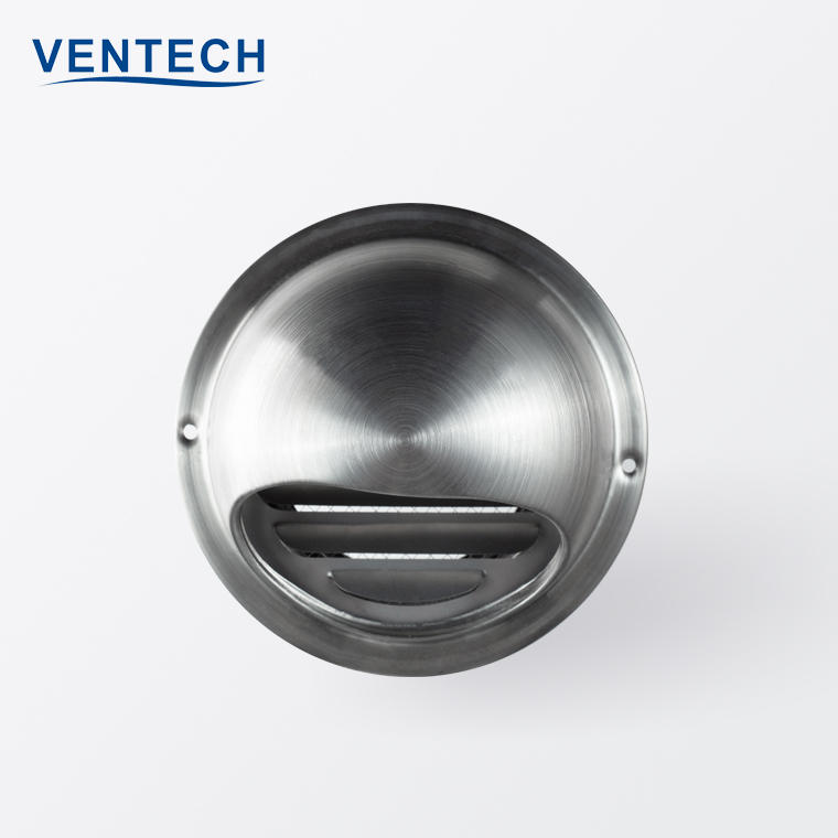 HVAC  Chinese Manufacturing Ceiling Mounted Air Intake Stainless Steel Ball Weather louver for Ventilation