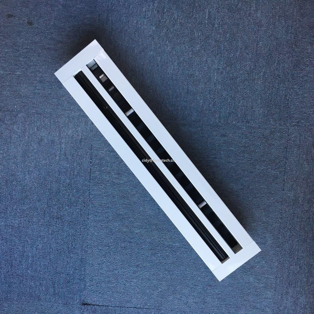 Ventilation linear slot diffuser aluminum 2 slot air grille