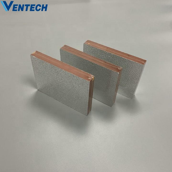 fireproof gold aluminum foil fiberglass tape phenolic pre-insulated air duct panel