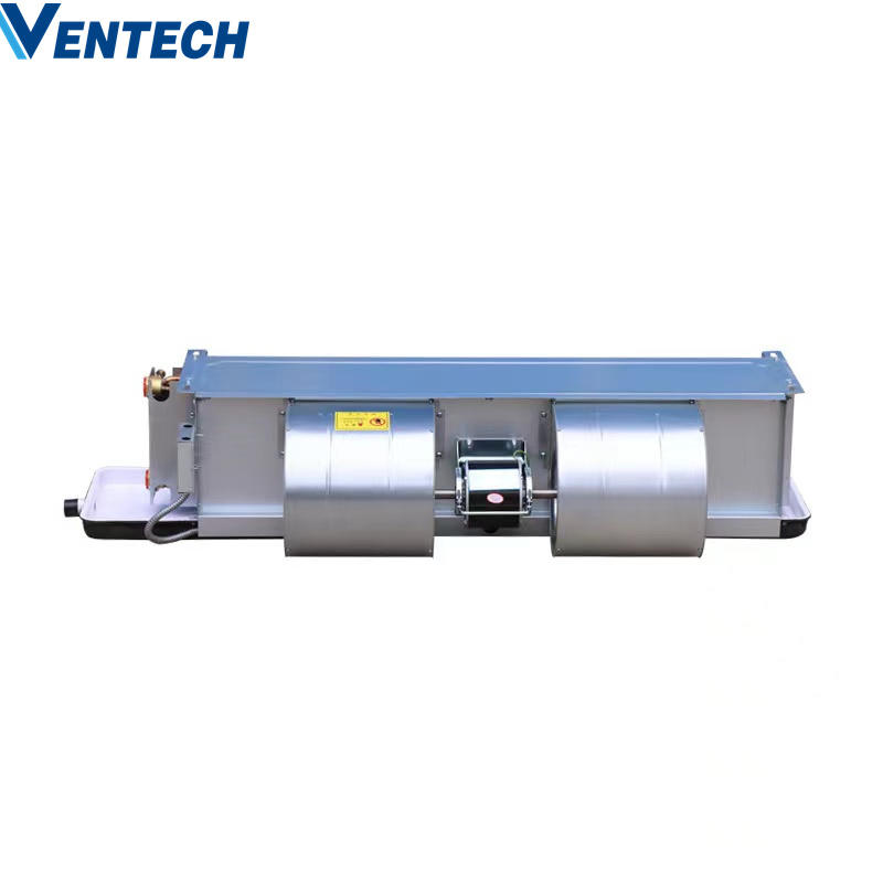 Ventech High Quality Chilled Water Air Conditioner Big Ceiling Horizontal Fan Coil Unit