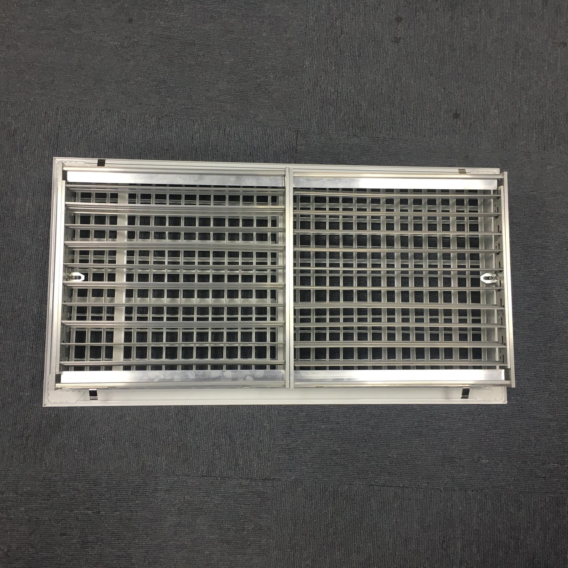 Air Vent Supply Aluminum Diffuser Oppose Blade Damper Ceiling Double Deflection Air Register Ventilation Air Grille for HVAC