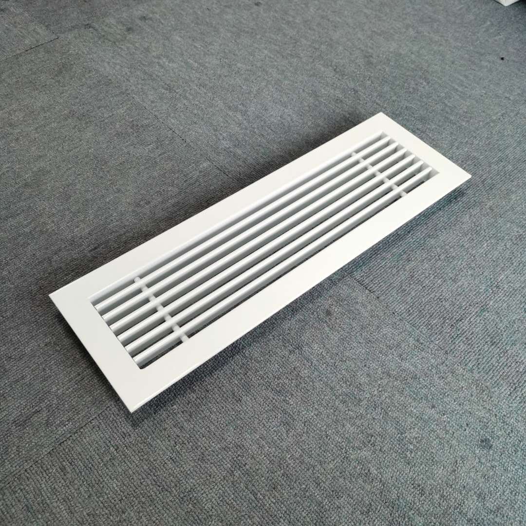 HVAC SYSTEM  Ceiling White Color  Air Ducting Aluminum Linear  Air Grille for Ventilation