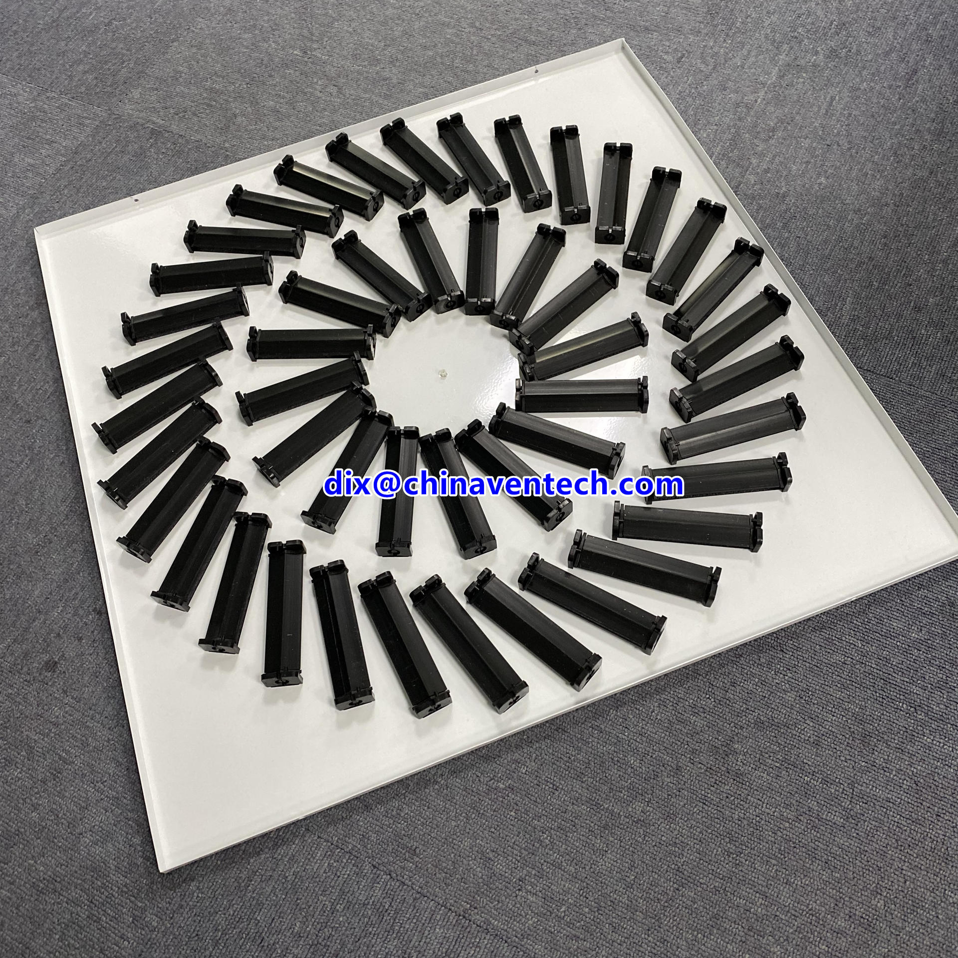 Air Conditioning square ceiling diffuser/hvac air swirl diffuser