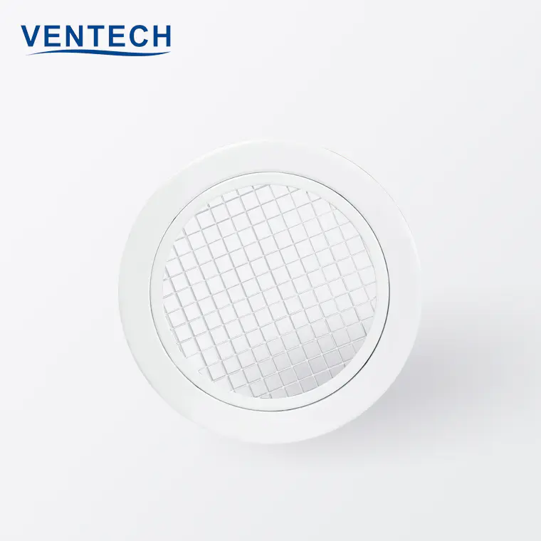 Ventech Hvac round diffuser air duct vent covers round egg crate grille