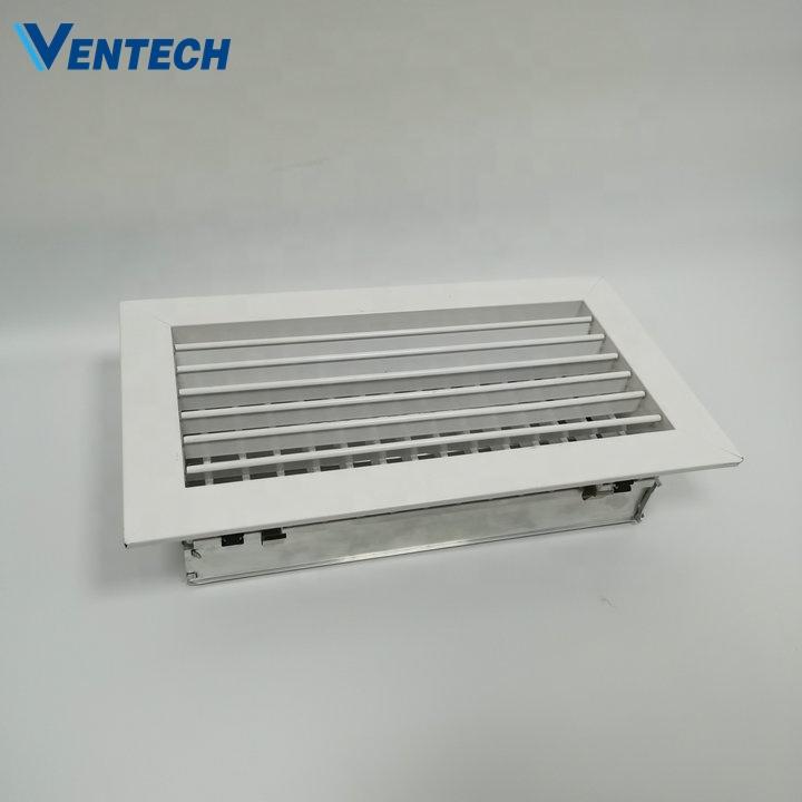 Hvac Air Diffusion Products Fresh Air Volume Adjustable Deflector Double Deflection Grille (DDG)