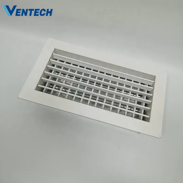 Hvac Air Diffusion Products Fresh Air Volume Adjustable Deflector Double Deflection Grille (DDG)