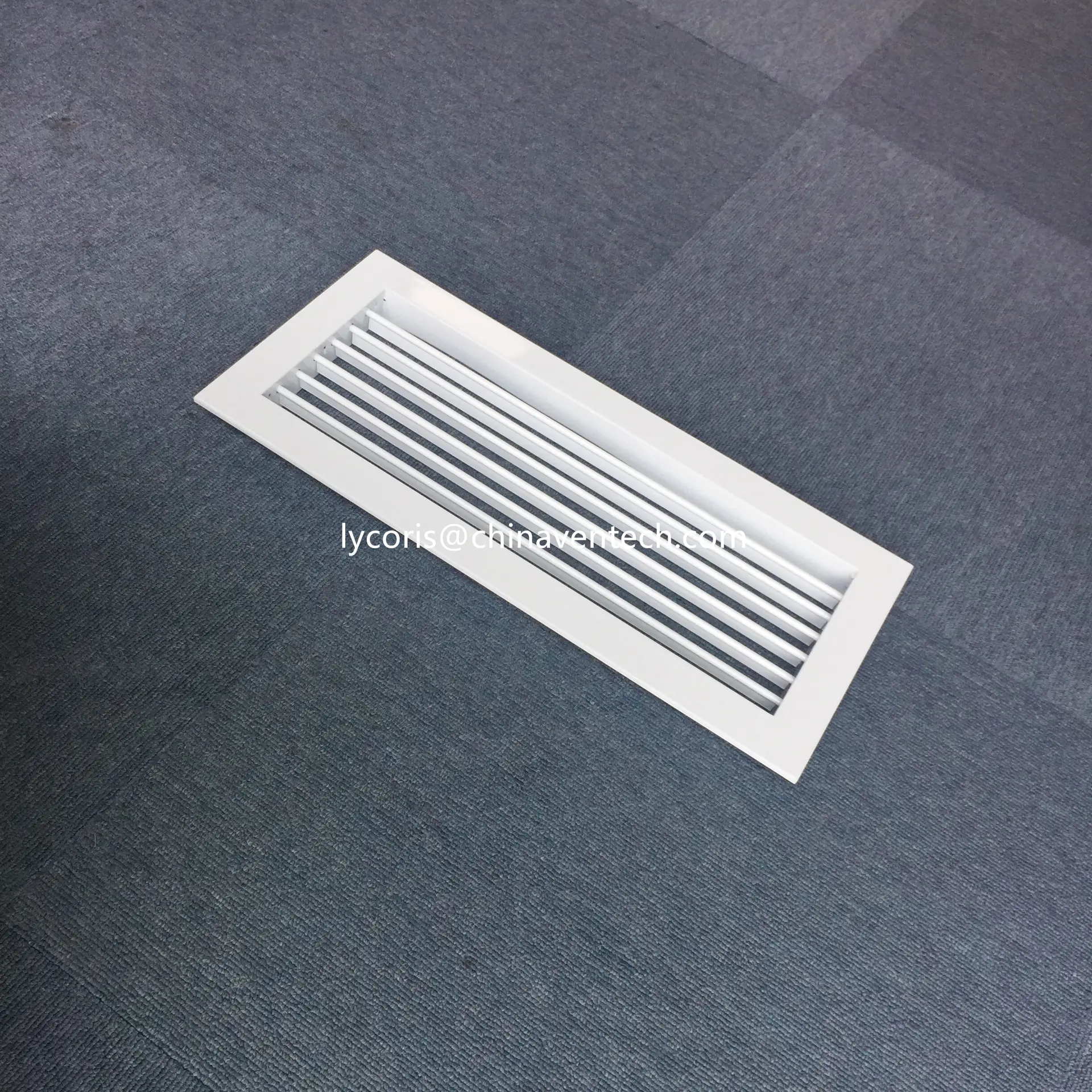Ventech China air grille manufacturer sidewall return grille single deflection air grille