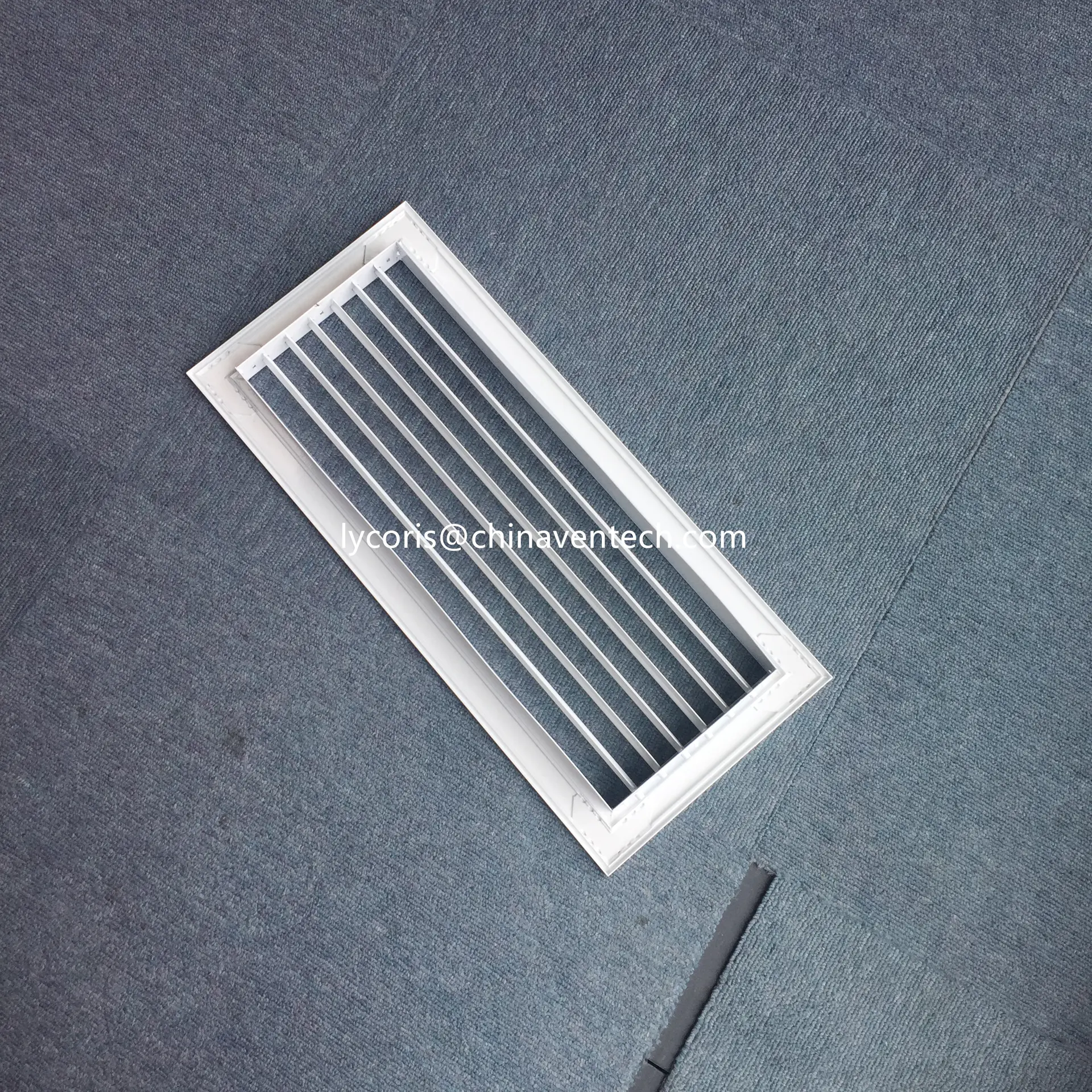 hvac ceiling air grille aluminum return single deflection grille