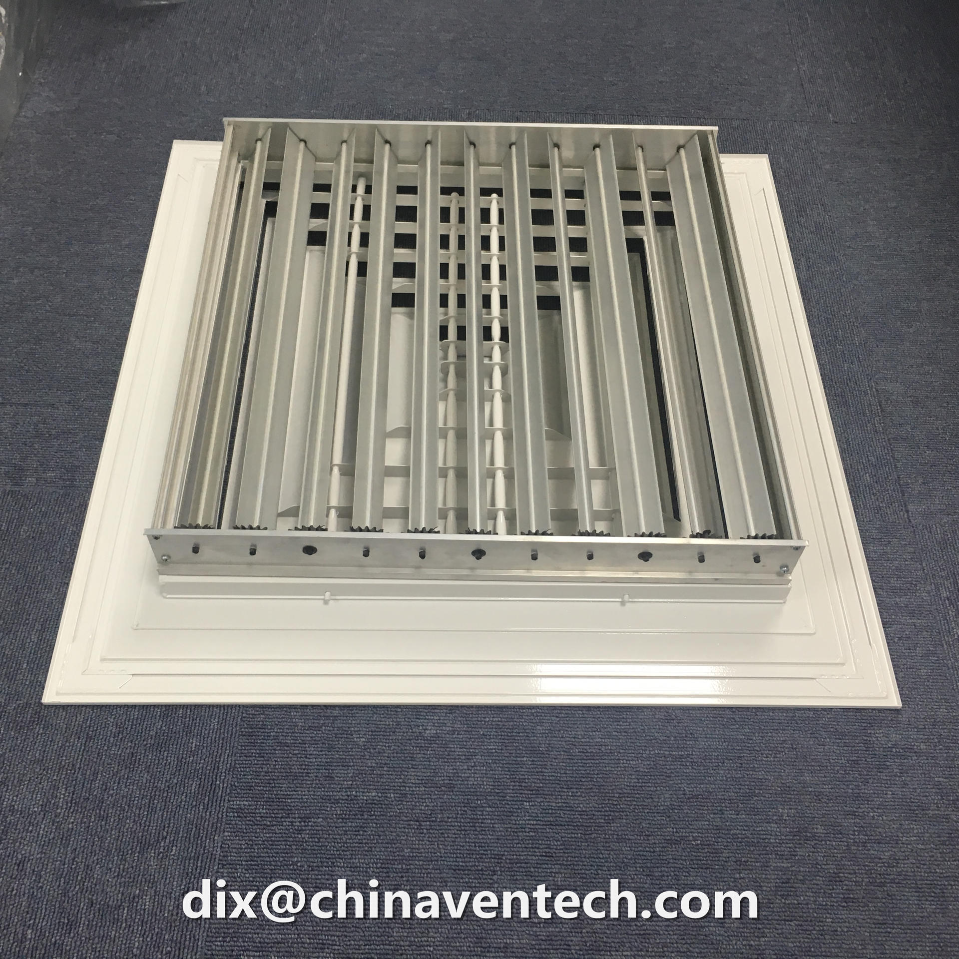 HVAC Ventech most popular free sample exhaust air return 4 way square ceiling diffuser