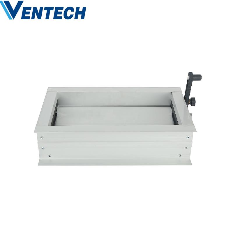 Hvac High Quality Ventilation Aluminum Adjustable Air Conditioning Duct Flow Volume Control Damper