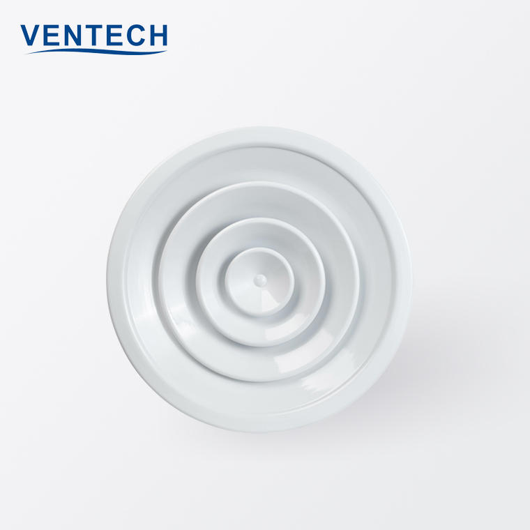 Ventech HVAC New Model White  Round Ceiling Air Diffuser
