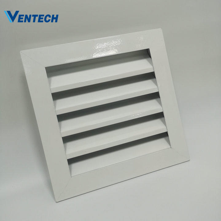 Weather-proof Waterproof Fixed Air Square Aluminum Window Louver
