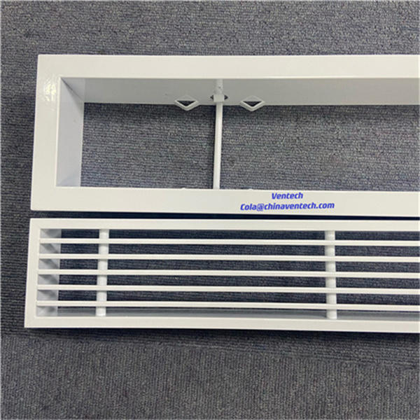 HVAC System Linear Bar Grille with Removable Core Hinged Air Wall Grilles