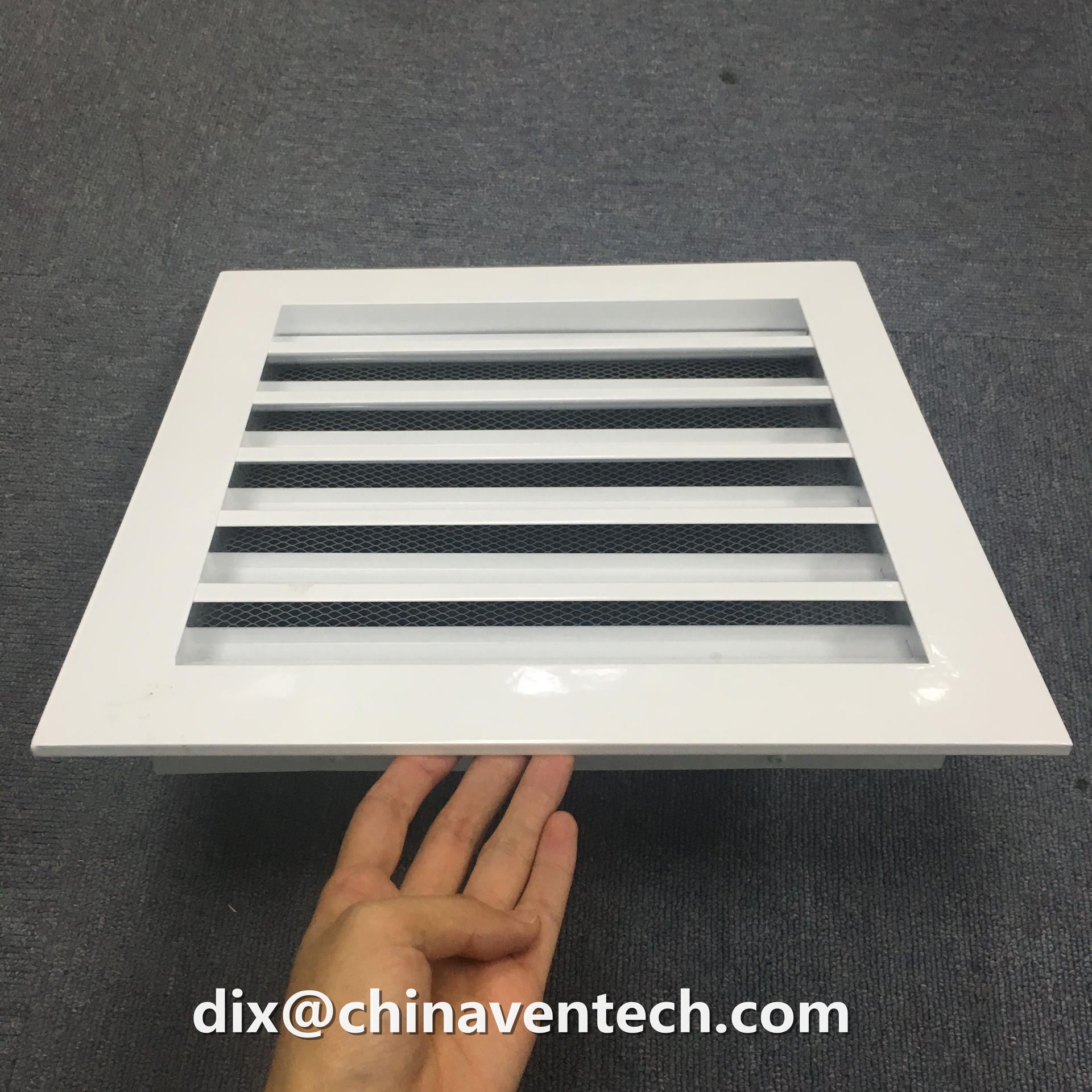 Highly Cost Effective Rain Proof Air Intake Weather Louver with Insect Screen