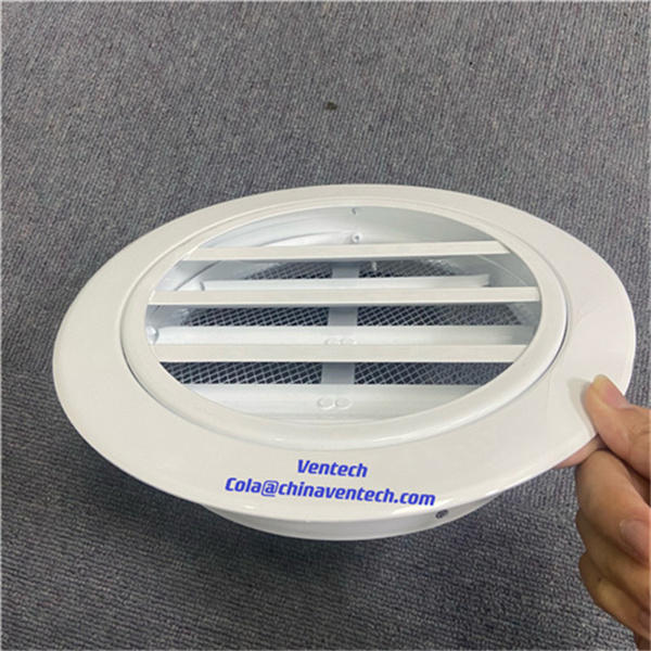 HVAC  Customized  Outdoor Rainproof Air Conditioning Square Weather Louver  for Ventilation