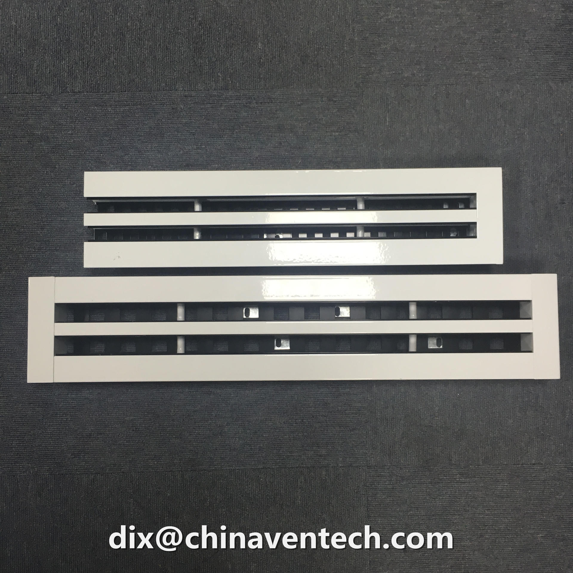 Hvac Air Conditioning linear slot diffusers selection VAV slot ceiling diffuser with plenum box