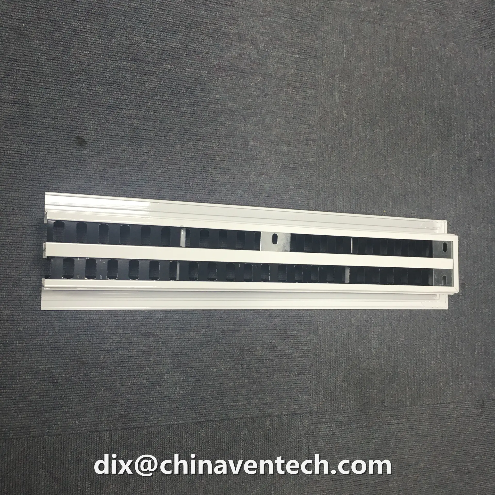 Hvac duct work flowbar diffuser air supply linear slot diffuser with plenum box
