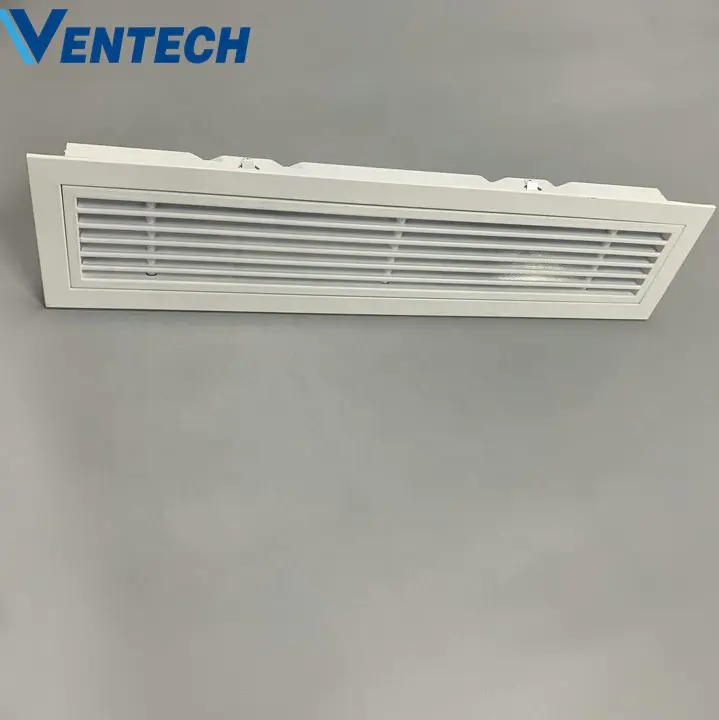 Hvac air ducting removable core linear bar grille