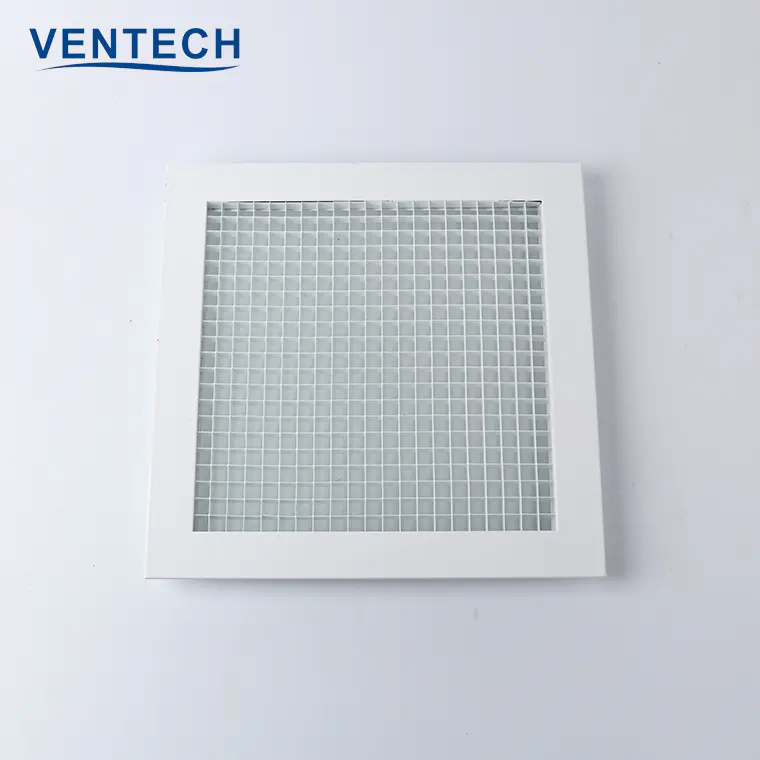 HVAC System  Fixed Core Air Vent Anodized Egg Crate Core Air Grille for Ventilation